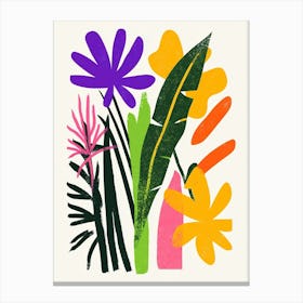 Tropical Plants Canvas Print