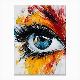 Eye Painting Canvas Print