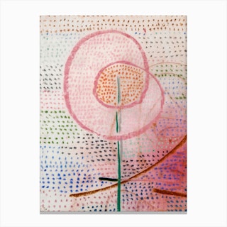 Blossoming, Paul Klee Botanical Abstract Canvas Print