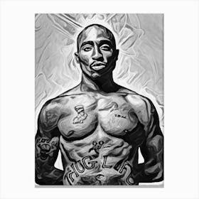 Tupac 8 Canvas Print