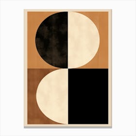 Geometric Reverberations; Bauhaus Echoes Canvas Print