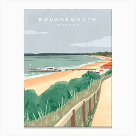 Bournemouth Pier Art Print Canvas Print