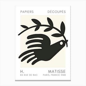 Dove By Matisse 2 Canvas Print