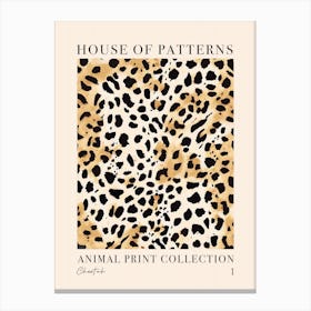 House Of Patterns Cheetah Animal Print Pattern 1 Canvas Print