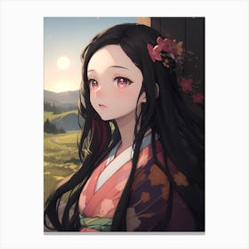 Demon Slayer Nezuko Kamado (151) Canvas Print