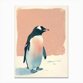 Thoughtful Penguin Canvas Print