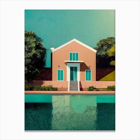 Symmetric Solitude Canvas Print