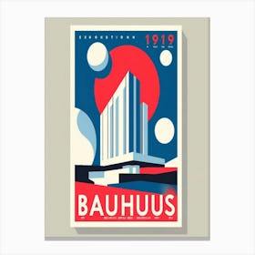 Bauhaus exhitbition poster Canvas Print