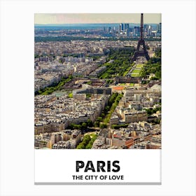 Paris, City, Landscape, Cityscape, Art, Wall Print Canvas Print