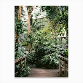 Welcome To The Jungle Brooklyn Botanical Garden Canvas Print
