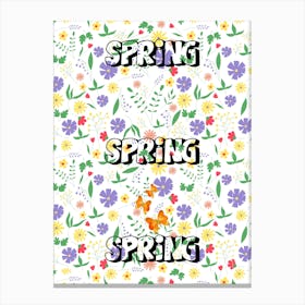 Spring Flowers 3 Canvas Print