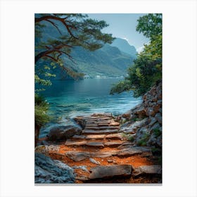 Path To The Sea Canvas Print