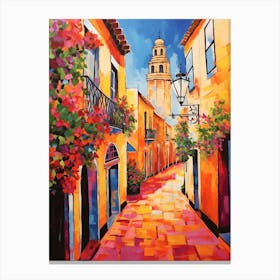 Seville Spain 4 Fauvist Painting Canvas Print