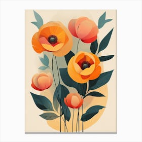 Poppies 70 Canvas Print