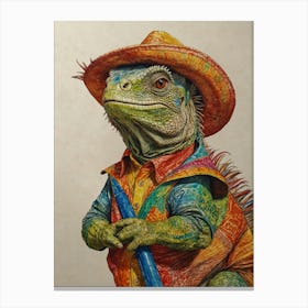 Iguana 2 Canvas Print