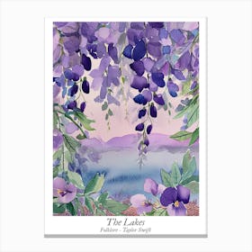 The Lakes Folklore Taylor Swift Fan Art Canvas Print