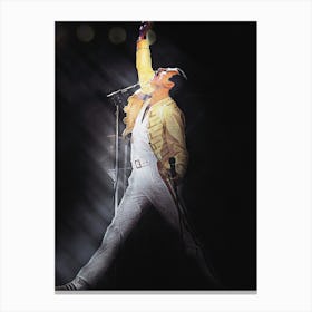 Superstars Of Killer Queen Freddie Mercury Canvas Print