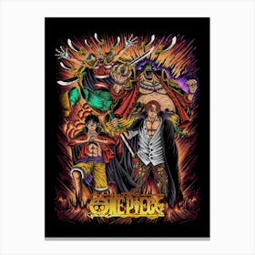 One Piece Anime Poster 8 Canvas Print