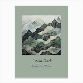 Landscapes Of Japan Mount Ibuki 7 Canvas Print