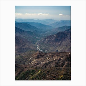 View From The Top Of A Mountain Canvas Print