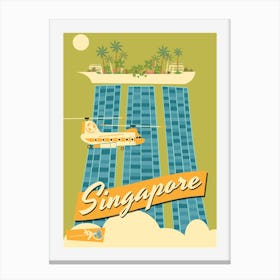 Fly Aeromundo Singapore 1 Canvas Print