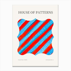 Stripes Pattern Poster 14 Canvas Print