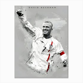 David Beckham Canvas Print