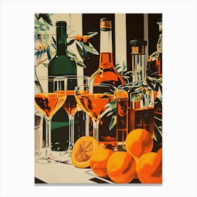 Oranges And Liquor Canvas Print