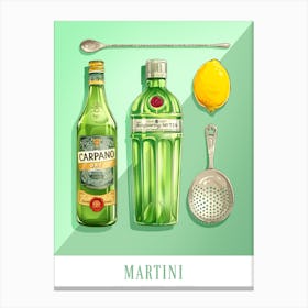 Martini Canvas Print