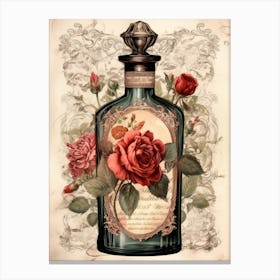 Vintage Perfume Bottle Canvas Print