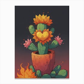 Cactus 13 Canvas Print