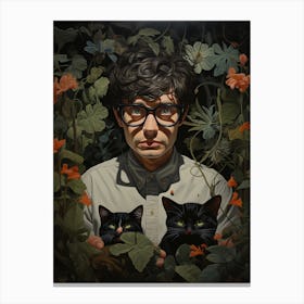 'Black Cats' Canvas Print