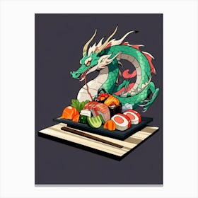 Japanese Dragon 1 Canvas Print