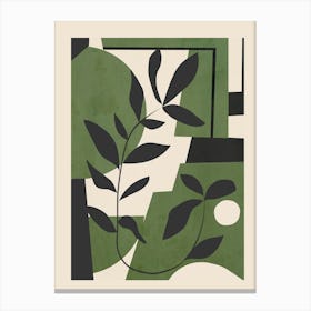 Abstract Foliage 5 Canvas Print