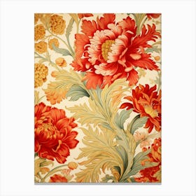 Floral Wallpaper 160 Canvas Print