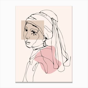 Girl With A Pearl Earring Canvas Print