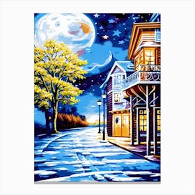 Night Scene Canvas Print