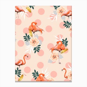 Flamingo Jazz In Canvas Print