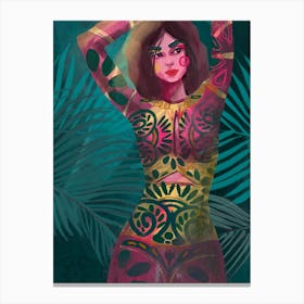 Tropical Fahsion Canvas Print