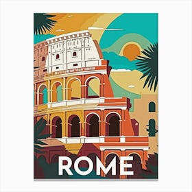 Rome Colosseum Canvas Print
