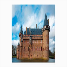 Castle In The Water Canvas Print