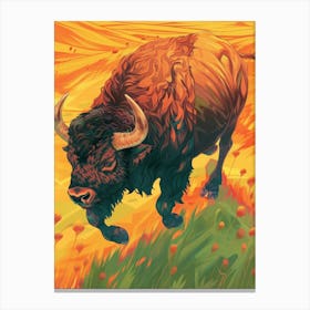 Bison 3 Canvas Print