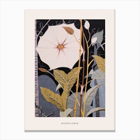 Flower Illustration Moonflower 1 Poster Canvas Print