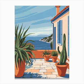 House On The Beach 12 Canvas Print