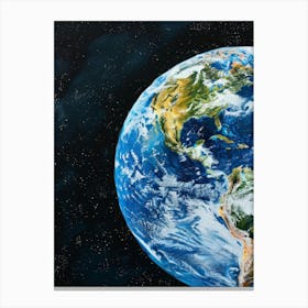 Earth From Space 1 Canvas Print