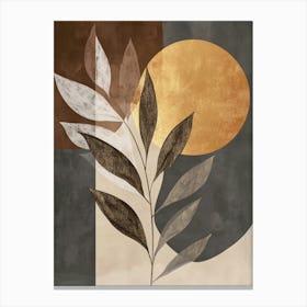 Abstract Leaf Canvas Print 4 Canvas Print