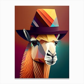 AlpacaWithHat Canvas Print