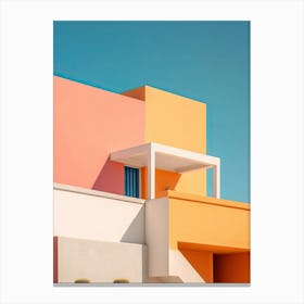 Mexican Style House Summer Photography Canvas Print