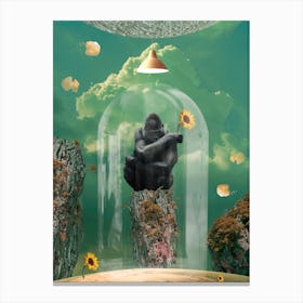  Surrealistic Animals Gorilla Canvas Print
