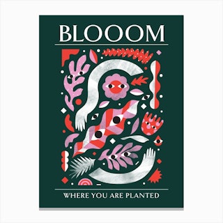 Bloooom Canvas Print